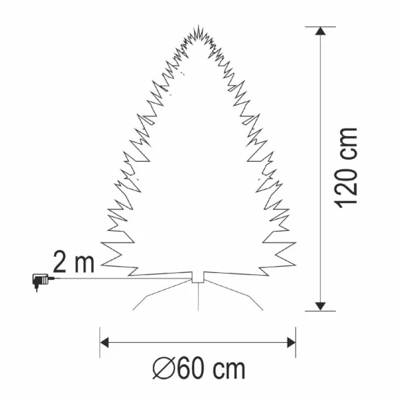 HOME KIX120LED LED-es műfenyő, 120 cm, optikai szálas, folyamatos színváltás, műanyag talp, hálózati tápellátás, beltéri kivitel HOME KIX120LED LED-es műfenyő, 120 cm, optikai szálas, folyamatos színváltás, műanyag talp, hálózati tápellátás, beltéri kivitel