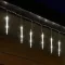 HOME KJL288 jégcsap fényfüzér, 3,5m hosszú, 288db hidegfehér SMD LED, 8db jégcsap/36db LED, hálózati adapter, kül- és beltéri kivitel