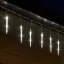 HOME KJL288 jégcsap fényfüzér, 3,5m hosszú, 288db hidegfehér SMD LED, 8db jégcsap/36db LED, hálózati adapter, kül- és beltéri kivitel