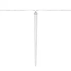 HOME KJL288 jégcsap fényfüzér, 3,5m hosszú, 288db hidegfehér SMD LED, 8db jégcsap/36db LED, hálózati adapter, kül- és beltéri kivitel