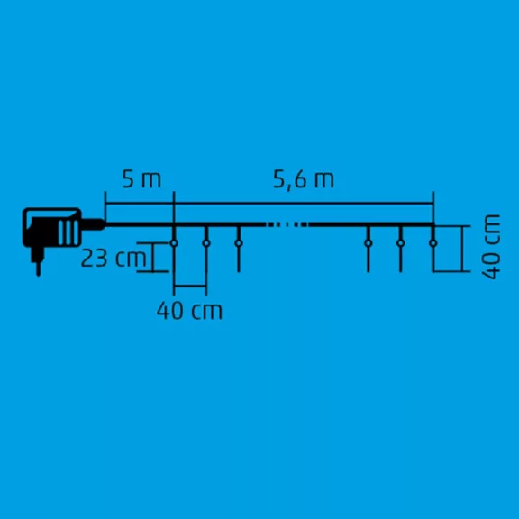 Home KJL 240 LED-es jégcsap fényfüzér, 5,32x0,24 m / 240 db hidegfehér LED, 15 db jégcsap, átlátszó vezeték, fényjáték, hálózati adapter, kül- és beltéri kivitel Home KJL 240 LED-es jégcsap fényfüzér, 5,32x0,24 m / 240 db hidegfehér LED, 15 db jégcsap, átlátszó vezeték, fényjáték, hálózati adapter, kül- és beltéri kivitel