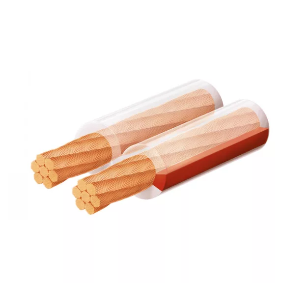 SAL KLS 4T hangszóróvezeték, átlátszó, 2 x 4 mm2, 0,15 mm elemi szál, 50 m/ tekercs SAL KLS 4T hangszóróvezeték, átlátszó, 2 x 4 mm2, 0,15 mm elemi szál, 50 m/ tekercs