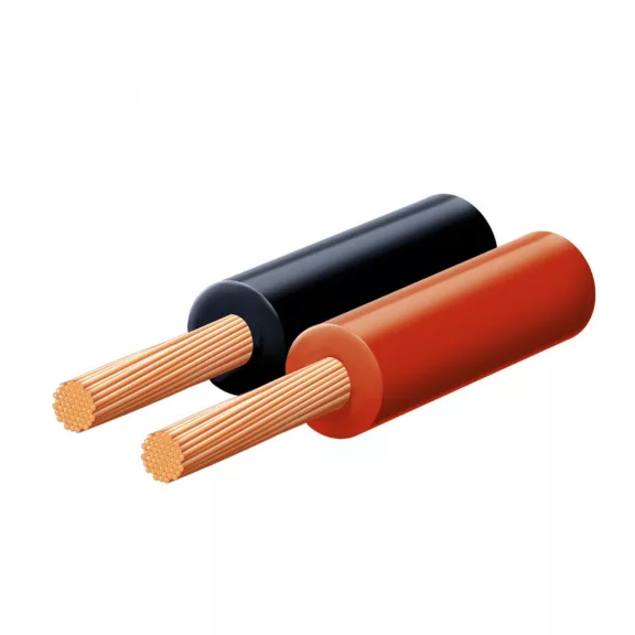Hangszóróvezeték, piros-fekete, 2x0,35mm, 10m Hangszóróvezeték, piros-fekete, 2x0,35mm, 10m