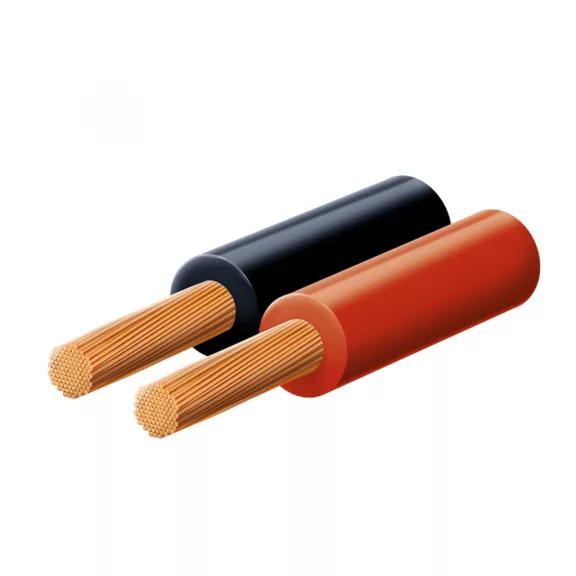 Hangszóróvezeték, piros-fekete, 2x1,5mm, 10m Hangszóróvezeték, piros-fekete, 2x1,5mm, 10m
