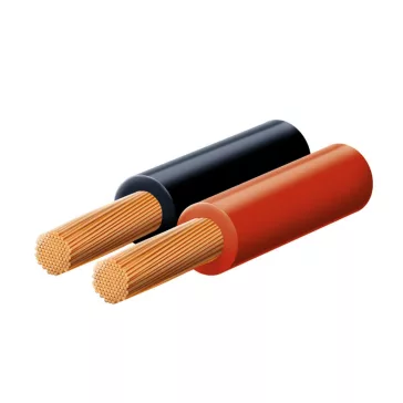   SAL KL 1,5 hangszóróvezeték, piros-fekete, 2 x 1,5 mm2, 0,1 mm elemi szál, 100 m/ tekercs