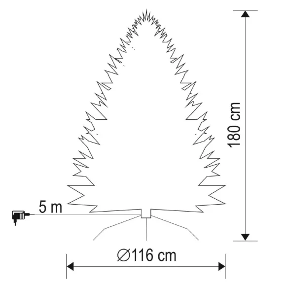 Home KMF8LED180 havas műfenyő LED-ekkel, 250db melegfehér LED, 8 program, 180cm magas, 116cm átmérő, 3D és 2D tűlevelek, hálózati tápellátás, beltéri kivitel Home KMF8LED180 havas műfenyő LED-ekkel, 250db melegfehér LED, 8 program, 180cm magas, 116cm átmérő, 3D és 2D tűlevelek, hálózati tápellátás, beltéri kivitel