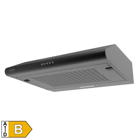 Home KPE 6020B konyhai páraelszívó TORNADO, három sebességfokozat, légszállítás: 200 m3/h, 38 W, 60 cm, fekete Home KPE 6020B konyhai páraelszívó TORNADO, három sebességfokozat, légszállítás: 200 m3/h, 38 W, 60 cm, fekete