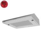 Home KPE 6020S konyhai páraelszívó TORNADO, három sebességfokozat, légszállítás: 200 m3/h, 38 W, 60 cm, rozsdamentes acél