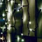 Home KSF 204/WH LED-es fényfüggöny, 2x2 m / 204 db hidegfehér LED, állófényű, fekete vezeték, sorolható, kül- és beltéri kivitel