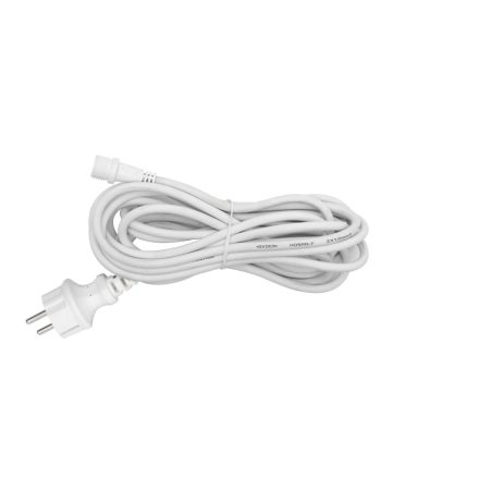 HOME KSHW5 hálózati csatlakozókábel, 5 m, fehér, kül- és beltéri kivitel