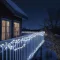 HOME KSIW100WH sorolható fényfüzér, 10 méter , 100db hidegfehér LED, fehér vezeték, kül- és beltéri kivitel