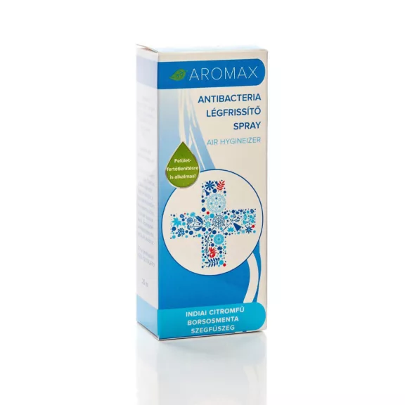 Aromax ANTIBACTERIA Indiai-Borsmenta-Szegfűszeg 20 ml spray Aromax ANTIBACTERIA Indiai-Borsmenta-Szegfűszeg 20 ml spray