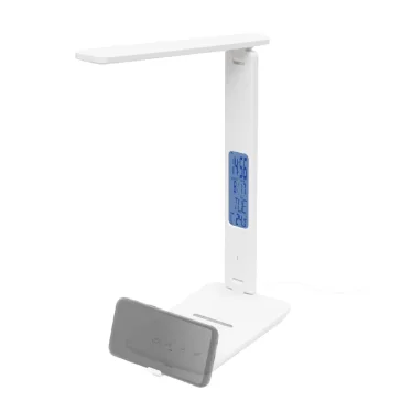   Home LA 10 Q asztali lámpa vezeték nélküli töltővel, 600 lm, 6 W, 5 fokozat, vezeték nélküli Qi töltő (max. 10 W)