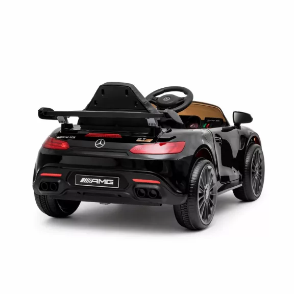 Elektromos autó AMG Mercedes-Benz fekete Elektromos autó AMG Mercedes-Benz fekete