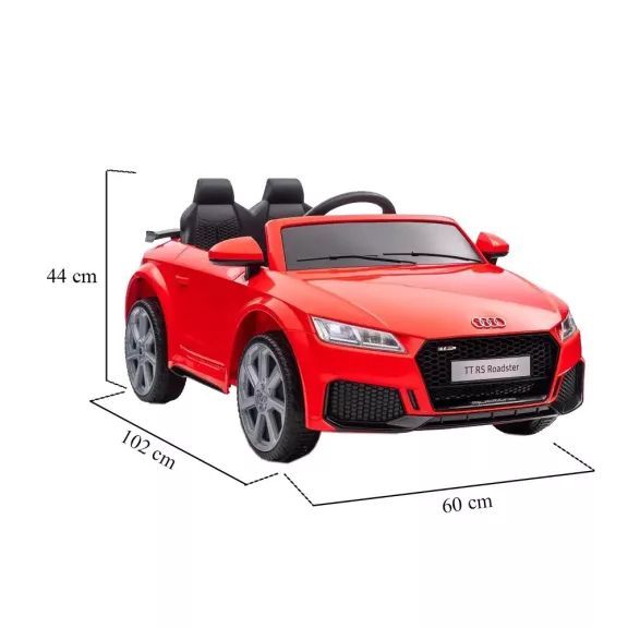 Elektromos autó Audi TT piros Elektromos autó Audi TT piros