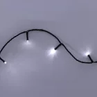 Home LED248WH LED fényfüzér, 240db hidegfehér LED, 23,9m hosszúságú, 8 program időzítővel, zöld vezeték, adapteres tápellátás, kül- és beltéri kivitel
