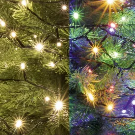   Home LED 102R/WW/M LED-es DUAL COLOR fényfüzér, 7 m / 100 db melegfehér és színes LED, táviránytó, 2 fényprogram, hálózati adapter, kül- és beltéri kivitel