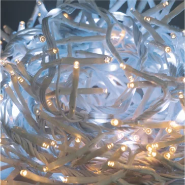   HOME LFI240 LED-es cluster fényfüzér, 346db LED, 4,8 méter, időzíthető, 15 programos, adapteres tápellátás, kül- és beltéri kivitel