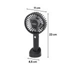 Galar kézi hordozható usb ventilátor tartóval 4 W 1200 mAh