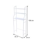 Mosógép állvány LMA-01 fehér