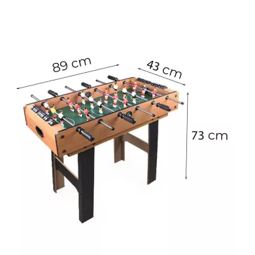   4 az 1-ben játékasztal, csocsó, ping-pong, biliárd és léghoki játékhoz