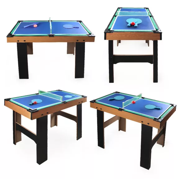 4 az 1-ben játékasztal, csocsó, ping-pong, biliárd és léghoki játékhoz 4 az 1-ben játékasztal, csocsó, ping-pong, biliárd és léghoki játékhoz