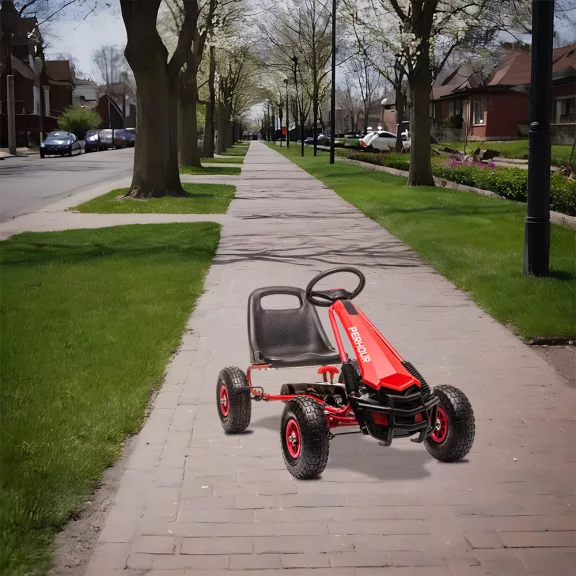 Pedálos gokart piros Pedálos gokart piros