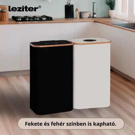 Szelektív palackgyűjtő 100l fekete Szelektív palackgyűjtő 100l fekete
