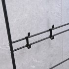 Előszobafal ruhaállvány LRA-02 fekete