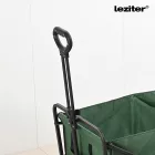 Összecsukható prémium kerti strandkocsi zöld