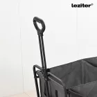 Összecsukható prémium kerti strandkocsi szürke