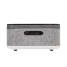HOME LTCR06 multimédia lejátszó és ébresztőóra, 2x5 Watt, Qi telefontöltés, Bluetooth TWS, FM rádió, LED kijelző, beépített akkumulátor