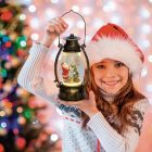 Home LTN 15 lámpás vízkeveréssel, csillámokkal, viharlámpa, LED, kapcsolható, műanyag, beltéri