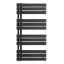 Solaro Design törölközőszárító radiátor 1200x600 mm fekete