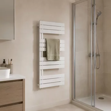   Solaro Design törölközőszárító radiátor 1200x600 mm fehér