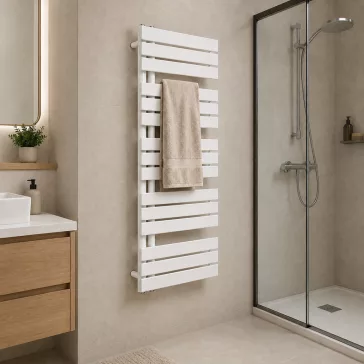   Solaro Design törölközőszárító radiátor 1400x500 mm fehér
