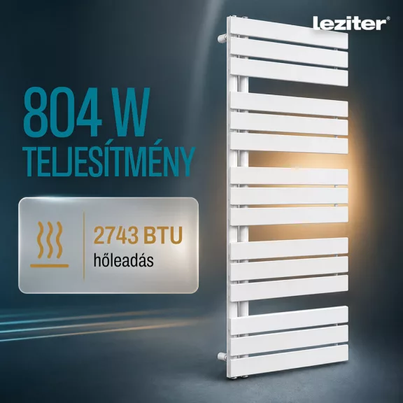 Solaro Design törölközőszárító radiátor 1400x600 mm fehér Solaro Design törölközőszárító radiátor 1400x600 mm fehér