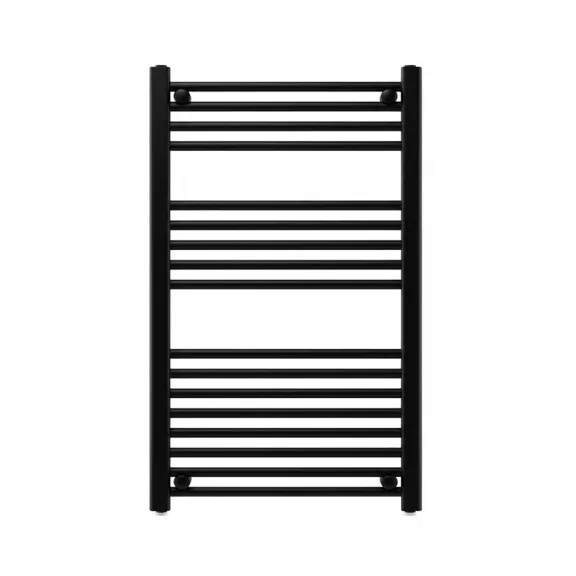 Egyenes törölközőszárító radiátor 1000x600 mm fekete Egyenes törölközőszárító radiátor 1000x600 mm fekete