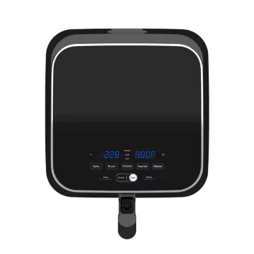   MIDEA MAD55005APKH Air Fryer, forrólevegős fritőz, 4.6 l kosár, 5.7 l üst, 1500 W, 60 p időzítő, 200 °C hőmérséklet, lecsatolható sütőkosár