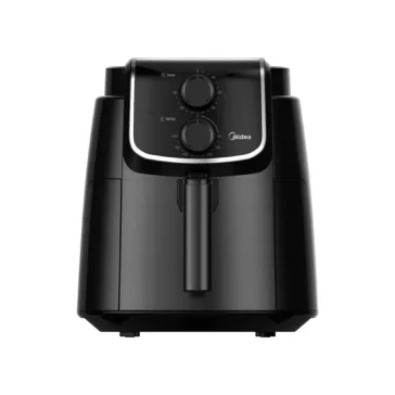   Midea MF-TN35D air fryer, forrólevegős fritőz, 3,5 literes sütőkosár, állítható hőmérséklet 200 °C-ig, 1500 W, fekete