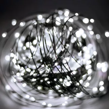   HOME ML1000WH micro LED-es fényfüzér, 1000db hidegfehér micro LED, 50 méter, 8 program, időzítő, távirányító, adapteres tápellátás, kül- és beltéri kivitel