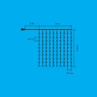 Home MLF 240 RGB SMART micro LED-es fényfüggöny, 3x2,4 m / 240 RGB micro LED, smart, távirányító, USB csatlakozó, beltéri kivitel