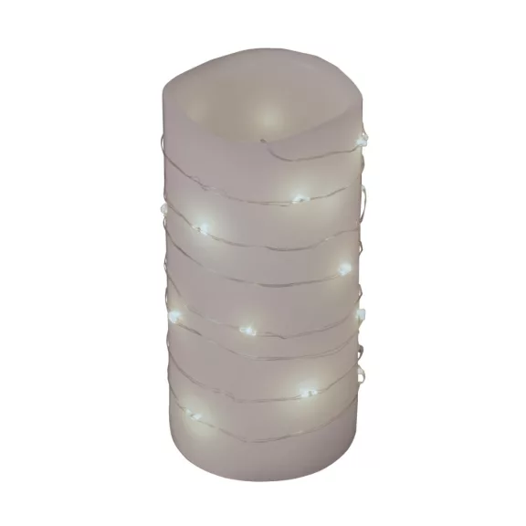 Home MLF 26/WH micro LED-es fényfüzér, 2 m / 20 db hidegfehér micro LED, állófényű, átlátszó vezeték, időzíthető, gombelemes, lapos elemtartó, beltéri kivitel Home MLF 26/WH micro LED-es fényfüzér, 2 m / 20 db hidegfehér micro LED, állófényű, átlátszó vezeték, időzíthető, gombelemes, lapos elemtartó, beltéri kivitel