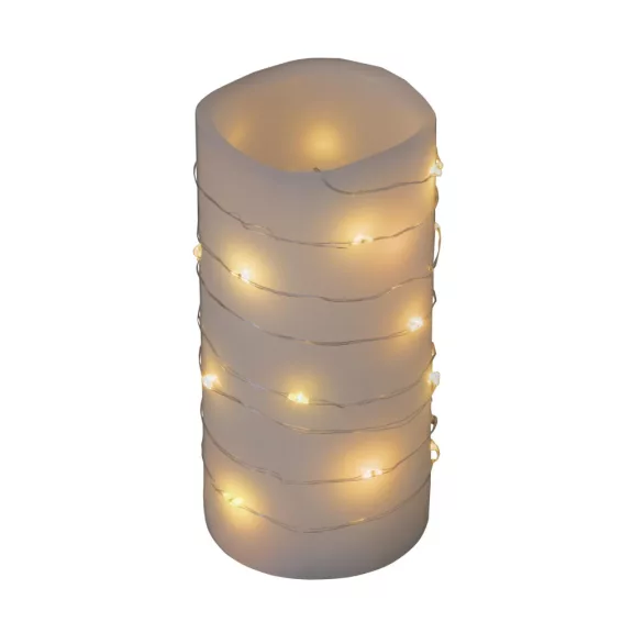 Home MLF 26/WW micro LED-es fényfüzér, 2 m / 20 db melegfehér micro LED, állófényű, átlátszó vezeték, időzíthető, gombelemes, lapos elemtartó, beltéri kivitel Home MLF 26/WW micro LED-es fényfüzér, 2 m / 20 db melegfehér micro LED, állófényű, átlátszó vezeték, időzíthető, gombelemes, lapos elemtartó, beltéri kivitel