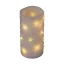 Home MLF 26/WW micro LED-es fényfüzér, 2 m / 20 db melegfehér micro LED, állófényű, átlátszó vezeték, időzíthető, gombelemes, lapos elemtartó, beltéri kivitel