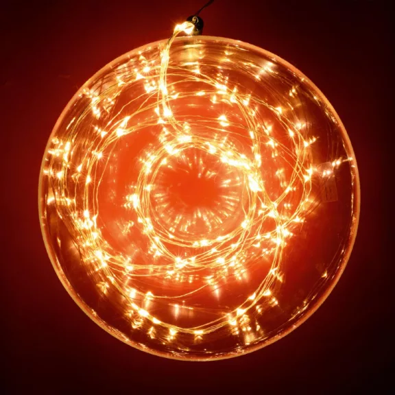 Home ML 150/WW micro LED-es fényfüzérköteg, 150 db melegfehér micro LED, 6 ágú, vékony, ezüstszínű vezeték, hálózati adapter, kül- és beltéri kivitel Home ML 150/WW micro LED-es fényfüzérköteg, 150 db melegfehér micro LED, 6 ágú, vékony, ezüstszínű vezeték, hálózati adapter, kül- és beltéri kivitel