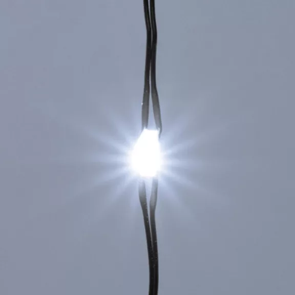Home ML 250G/WH micro LED-es fényfüzérköteg, 250 db hidegfehér micro LED, 10 ágú, vékony, zöld színű vezeték, hálózati adapter, kül- és beltéri kivitel Home ML 250G/WH micro LED-es fényfüzérköteg, 250 db hidegfehér micro LED, 10 ágú, vékony, zöld színű vezeték, hálózati adapter, kül- és beltéri kivitel