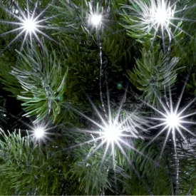   Home ML 50/WH micro LED-es fényfüzér, 4,9 m / 50 db hidegfehér micro LED, állófényű, kapcsolható és időzíthető, átlátszó vezeték, elemes, beltéri kivitel