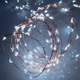   Home ML 80/WH micro LED-es fényfüzér, 7,9 m / 80 db hidegfehér micro LED, állófényű, vékony vezeték, hálózati adapter, kül- és beltéri kivitel