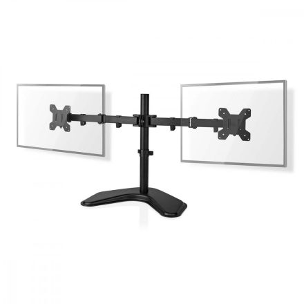 Asztali Monitor Tartó | 2 Képernyő(k) | 15 - 32 " | 75x75 / 100x100 | Dönthető Forgatható